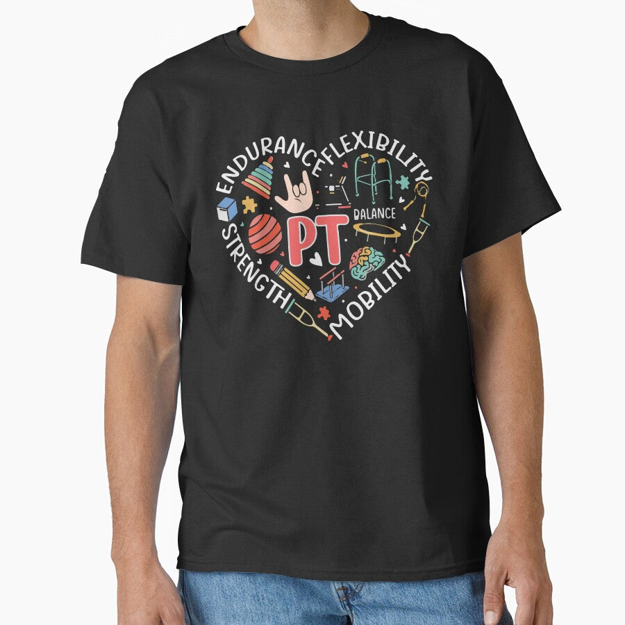 Physical Therapist, Pediatric Physical Therapy, Heart, Physical Therapist Assistant, PT Appreciation Gift by DesignDenDo ⭐⭐⭐⭐⭐