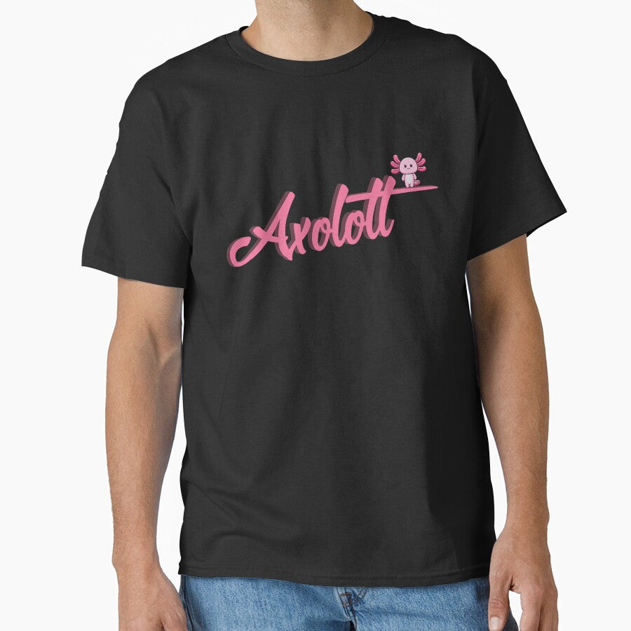 3D Text Axolotl- color pink by Rsagur12