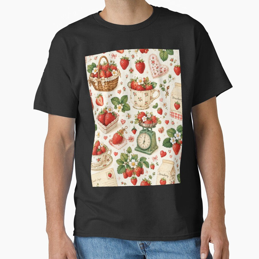 Strawberry Picnic Feast Pattern by Aramdesing