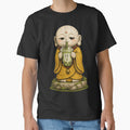 Jizō Drinking Matcha Bubble Tea | Japanese Guardian Statue Café Art by TheTrendsDesk