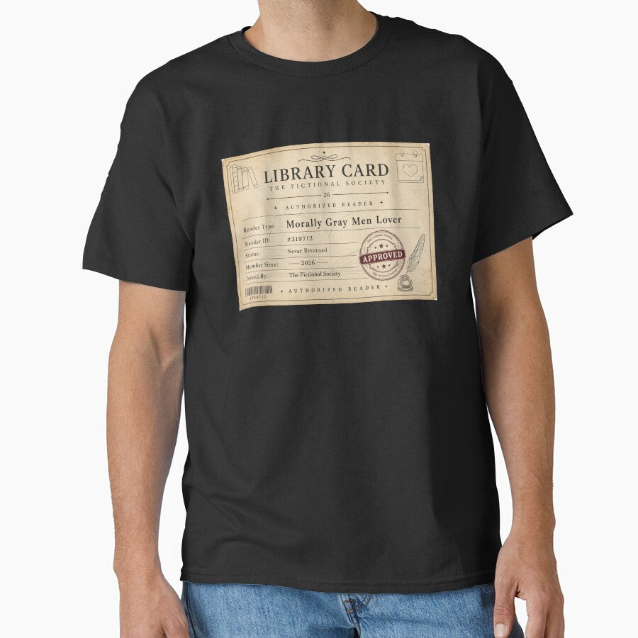 Morally Gray Men Lover Library Card by rafi18