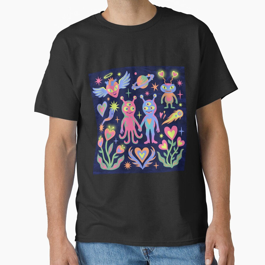 Neon Psychedelic Alien Love Cosmic Montage by zzz888