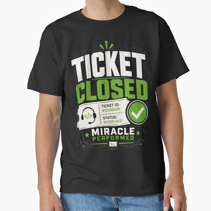 Ticket Closed Helpdesk Design by Moodwear-Studio