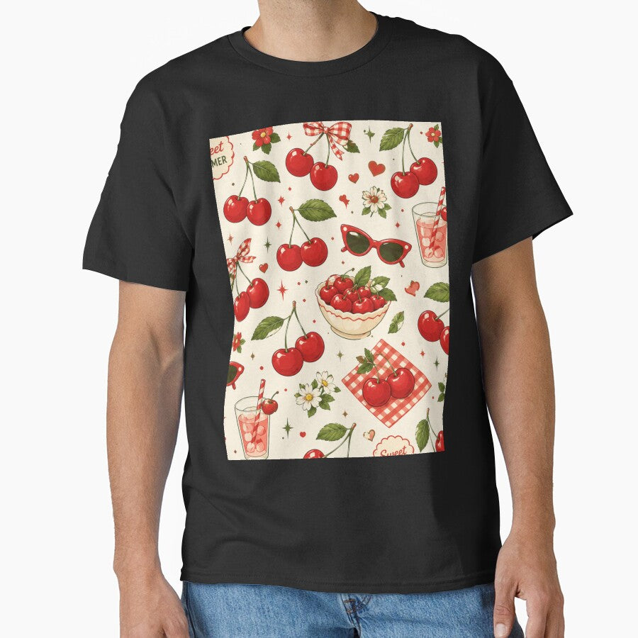 Retro Cherry Summer Pattern by Aramdesing