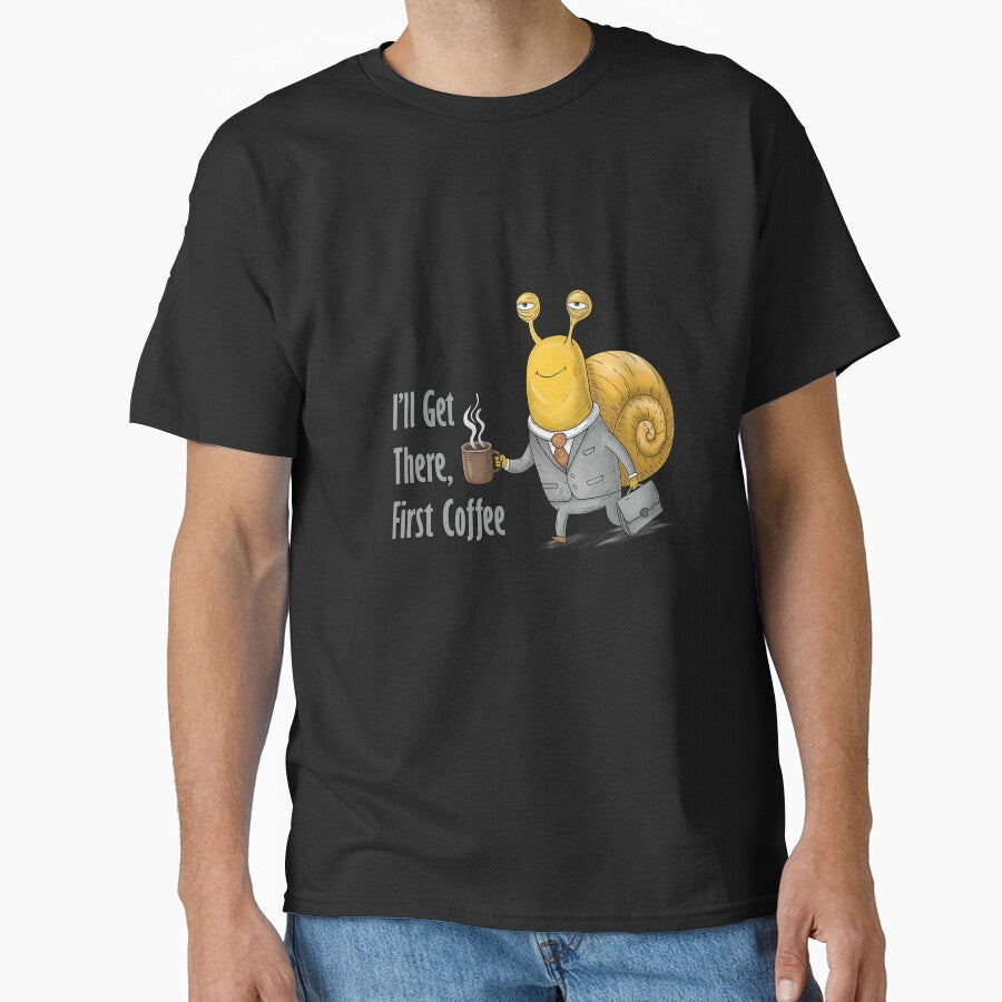 Snail with Coffee | Slow Progress Gift by FMproject