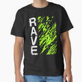 Neon Glitch Rave Streetwear Typography by TeNovaStudio