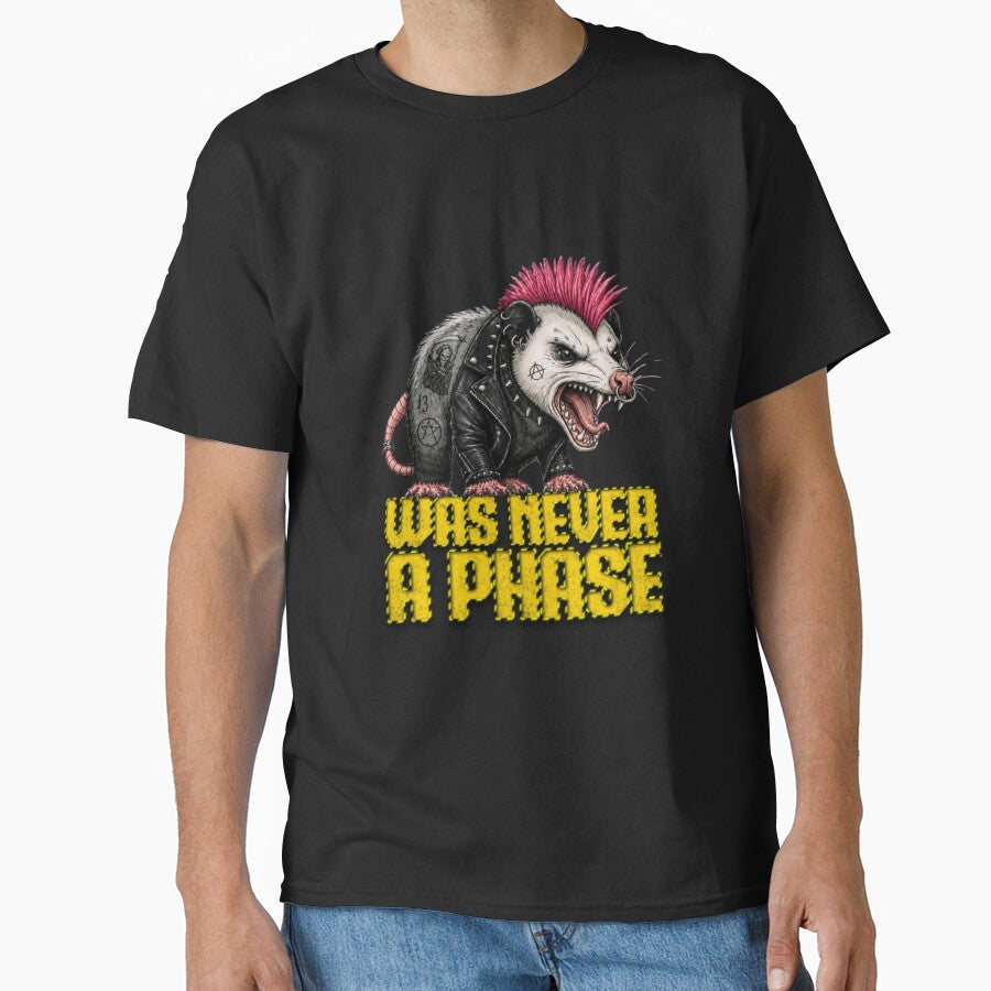 Punk Rock Opossum Was Never A Phase by BlkFelineThrds
