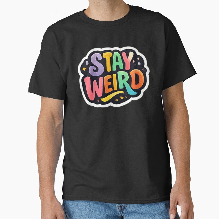 Colorful Stay Weird Motivational Sticker by _Stickora_