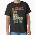 Funny Tech Support T Shirt for Dad Husband by averyfisher