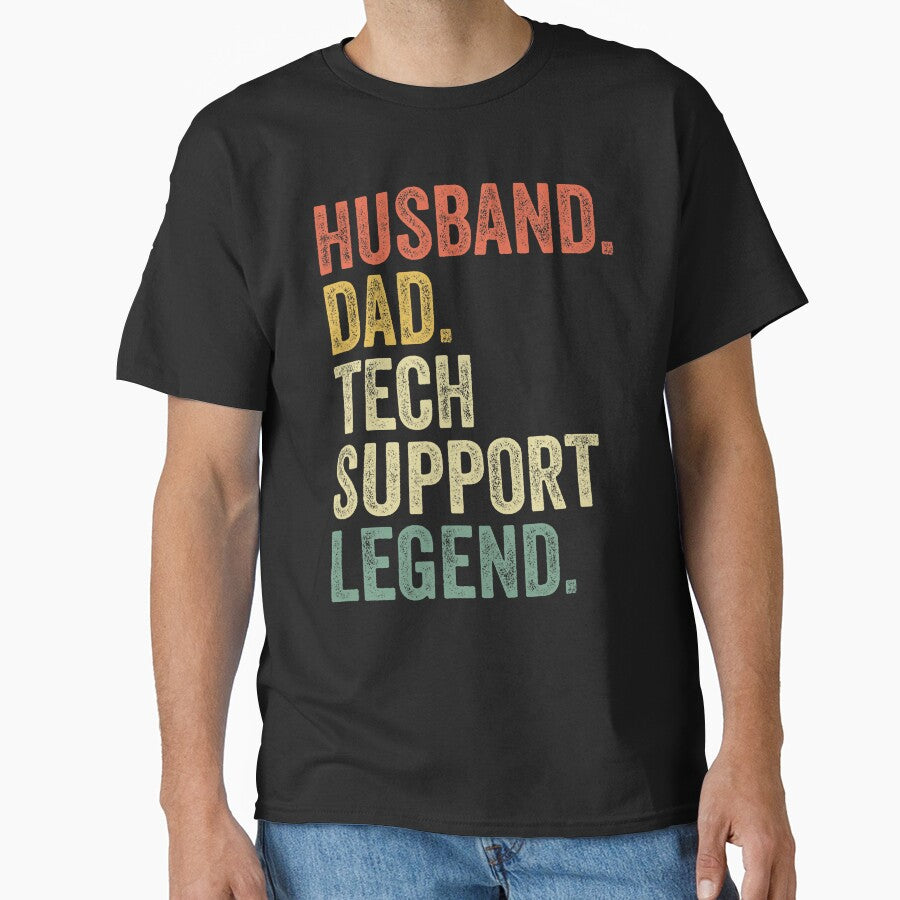 Funny Tech Support T Shirt for Dad Husband by averyfisher