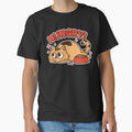 Hungry! Fat Orange Cat Cartoon by Taridesign