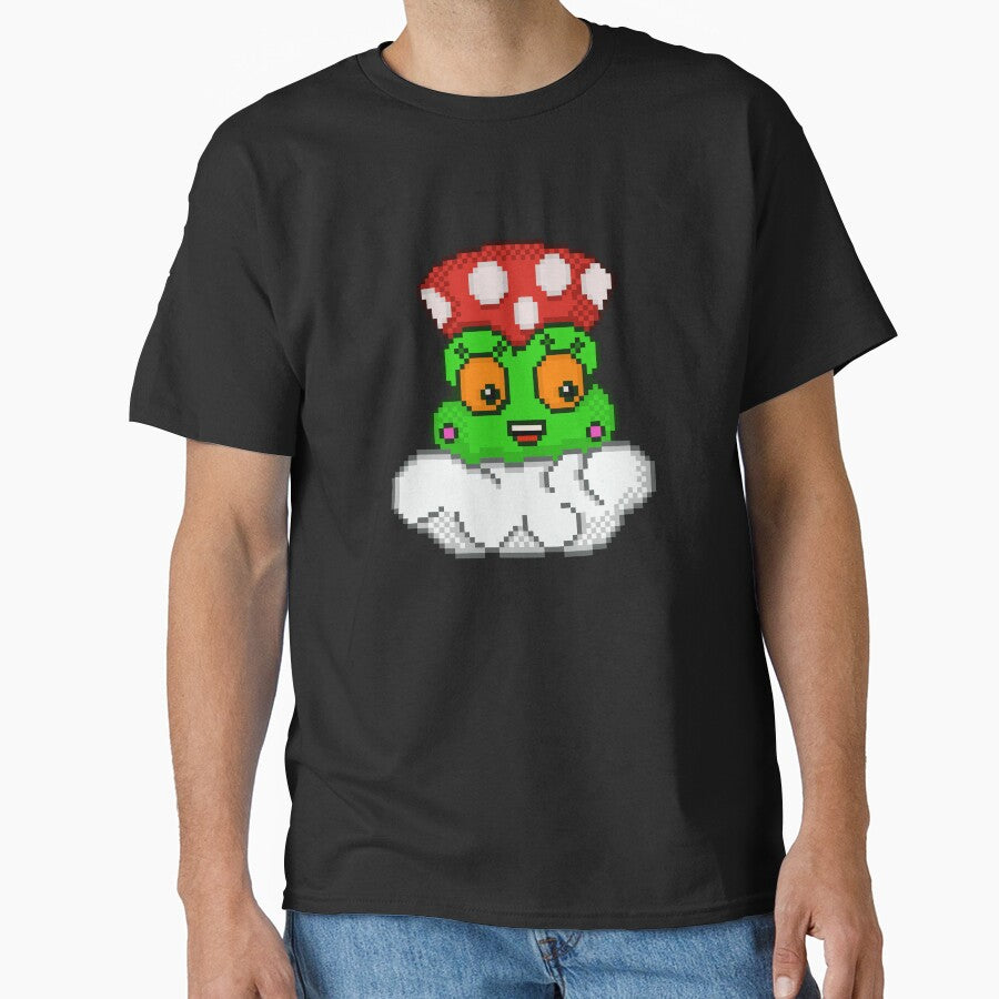Cute Frog with Mushroom Hat Retro by RetroRlx