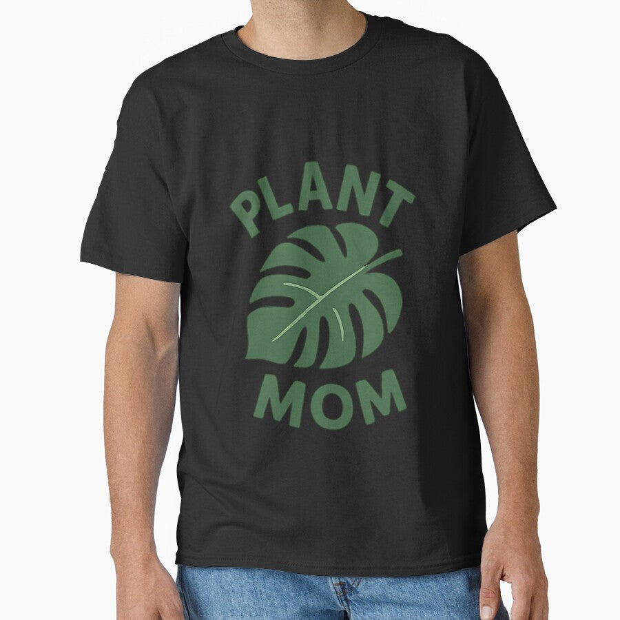 Plant Mom Monstera Leaf Sticker Minimalist Houseplant Design by tcxvlzrifmq76
