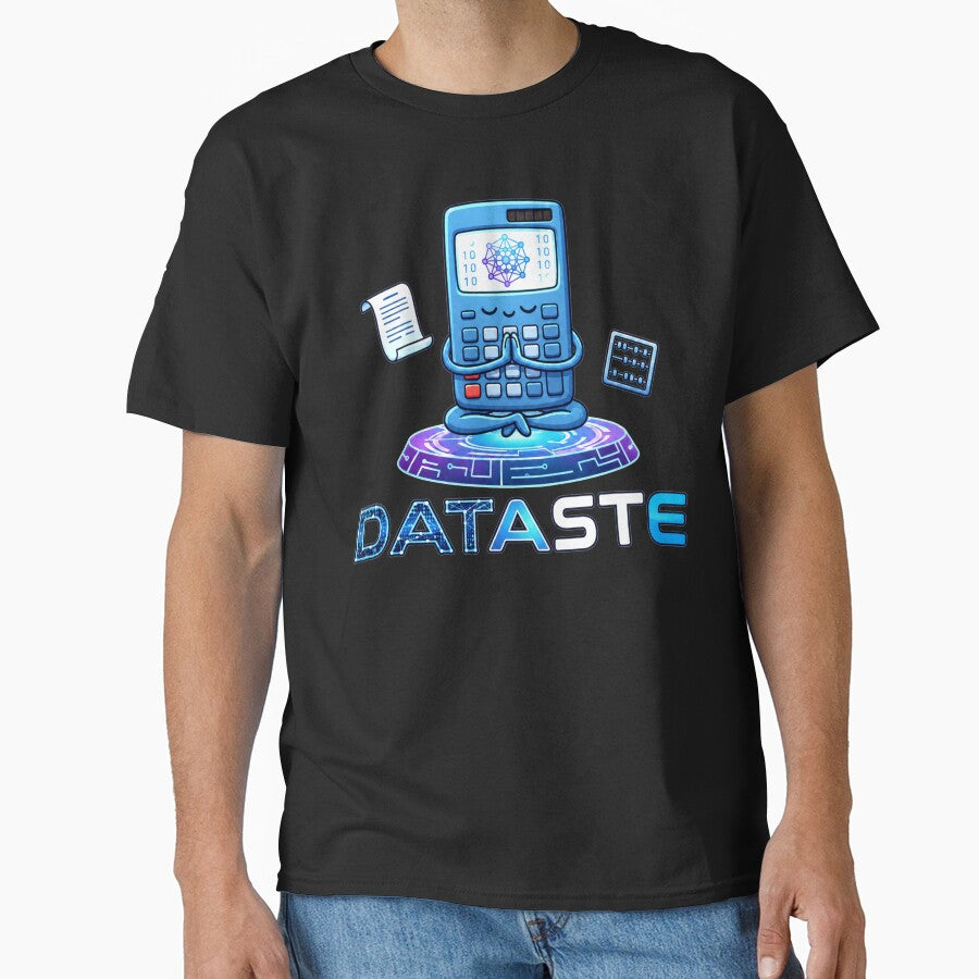 Dataste Meditating Calculator | Funny Data Analyst Accountant. by spreadsheetcafe