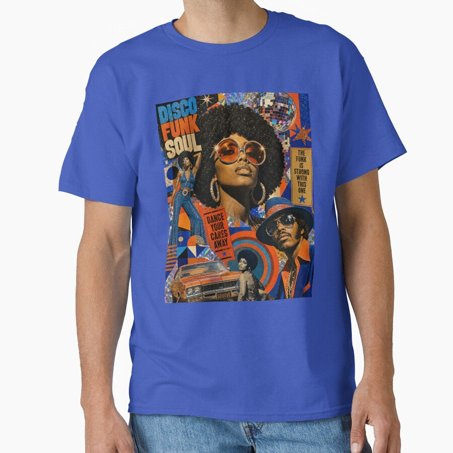 Disco Inferno — 70s Disco & Funk Mixed‑Media Collage by Jandedan