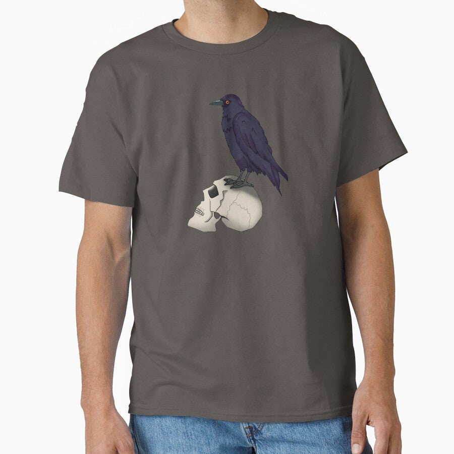 Richard the Raven: British Folklore Guardian (Black Raven on Skull) by Englandbear