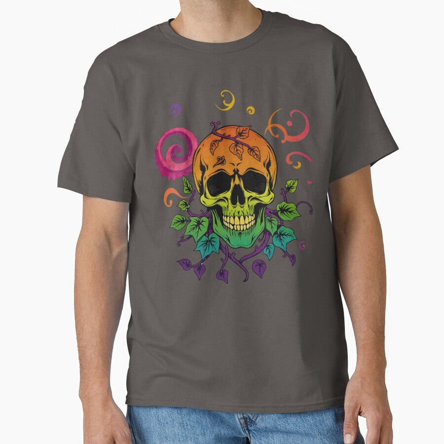 Psychedelic Vine Skull by Rothnaric
