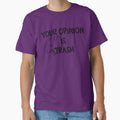 Your Opinion Is Trash Possum Design Red by Vileprint