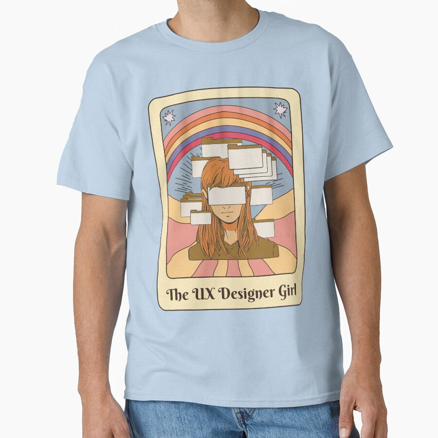 Vintage UX Designer Girl Tarot Art by MrEddie10