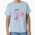 Heavy Lifting Soft Heart Purple Dumbbell Bow Cute by Girly-Universe