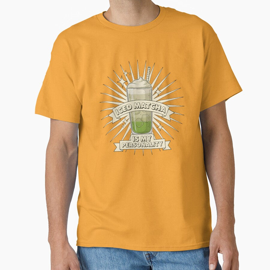 Iced Matcha Is My Personality – Funny Matcha Lover Aesthetic Design by ArcticFoxStudio