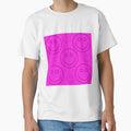 Pink Rave Smiley UV Black Llight Party by willybadu
