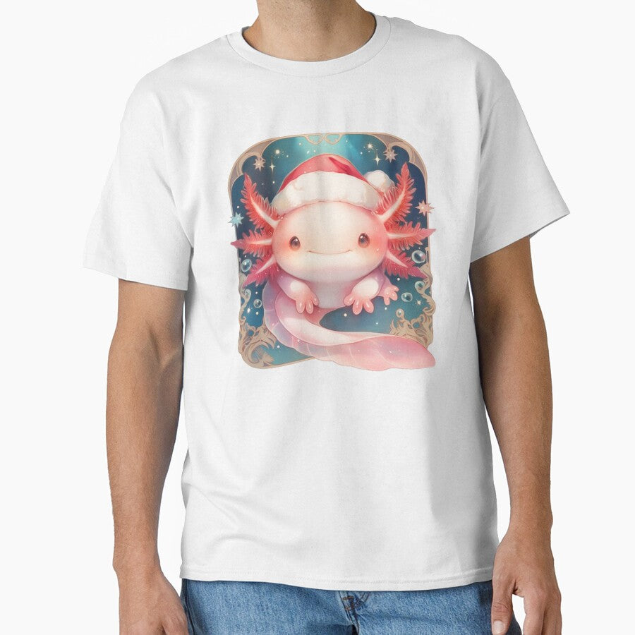 Christmas Axolotl by Lenycherry_art