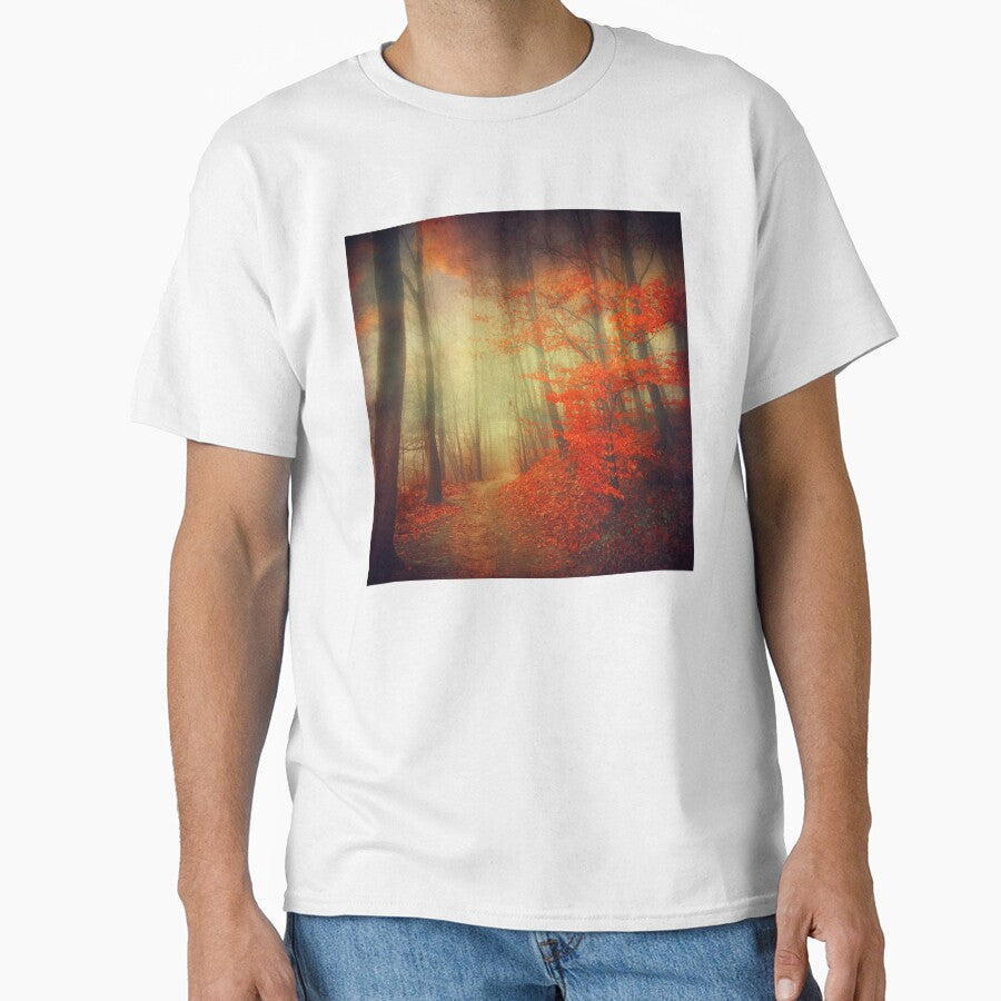fire walk - forest in autumn colours by Dyrk Wyst Redbubble Shop