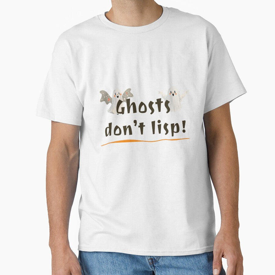 Copy of Ghosts Don’t Lisp - Fun Halloween Speech Therapy t-shirt by SmartPatterns