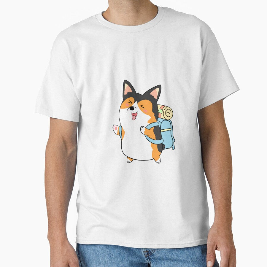 Cute Corgi Go Hiking by AndyWong