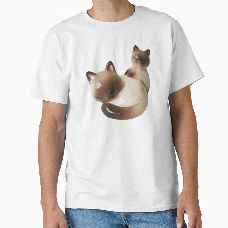 siamese cats porcelain by teethfairy