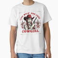 Vintage western cowgirl t-shirt by zakarov27