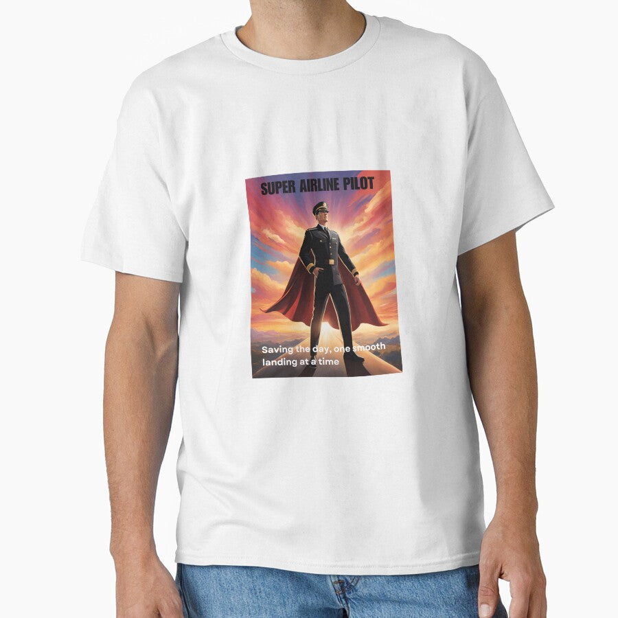 Airline Pilot Super Hero by AviationDesign