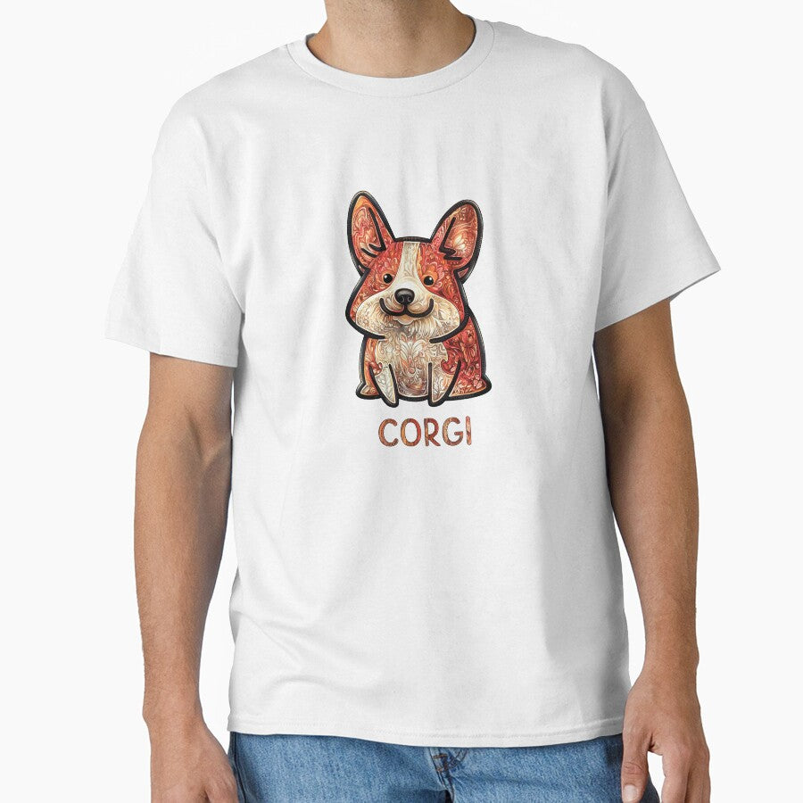 Corgi Series Star_Style A_007, dog animal funny cute T-Shirt shirt CorgiMANIA by aniMo Japan