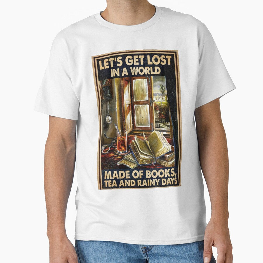 Let's get lost in a world made of books, tea and rain days by NanLeArt