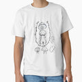 Mystical Mushroom Girl Botanical Sketch by Distort-wear