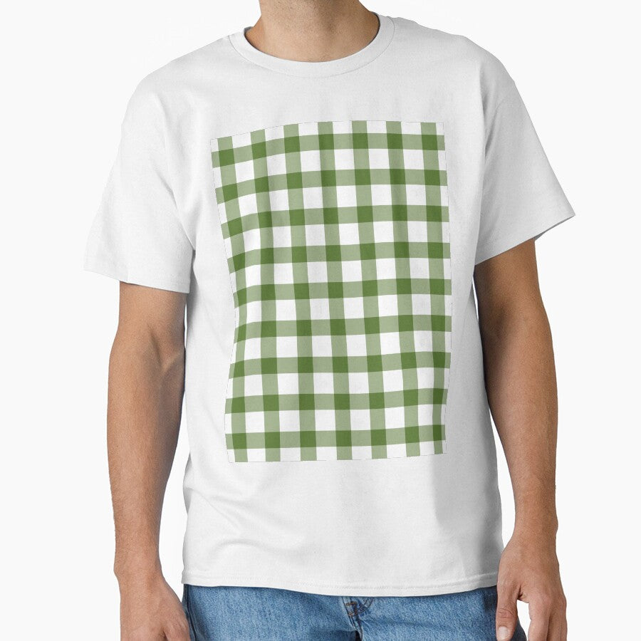 Forest Green Gingham Check by Zaya_art