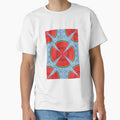 Watermelon Poppy Pattern on Blue by MerryMakewell