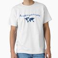 The World Is Yours To Explore Aesthetic Flight Attendant Quote by Maviartig