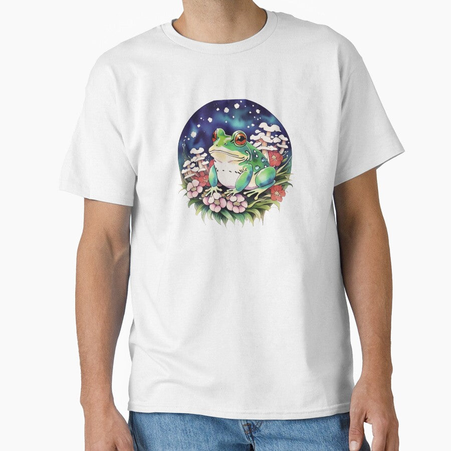 Starry Night Frog by Whimsy Fae Studio