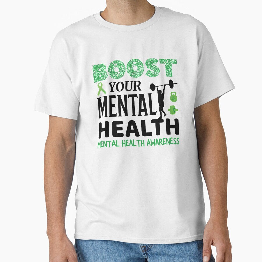 Mental Health Awareness - Boost Your Mental Health By Exercising by OwlCanvas