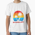 Mental Health Support - Retro Palm Tree Sunset,  Good Vibes, Self Love by Sun Sand & Sea Art