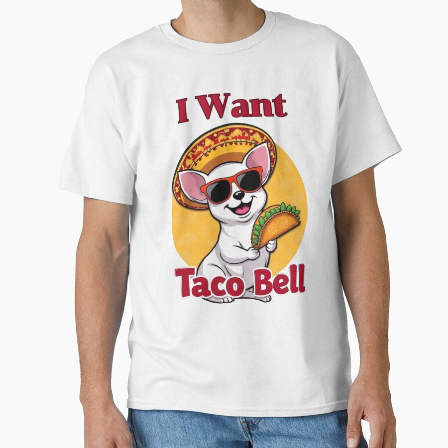 white chihuahua taco bell funny mexican dog cartoon by Iuqiune