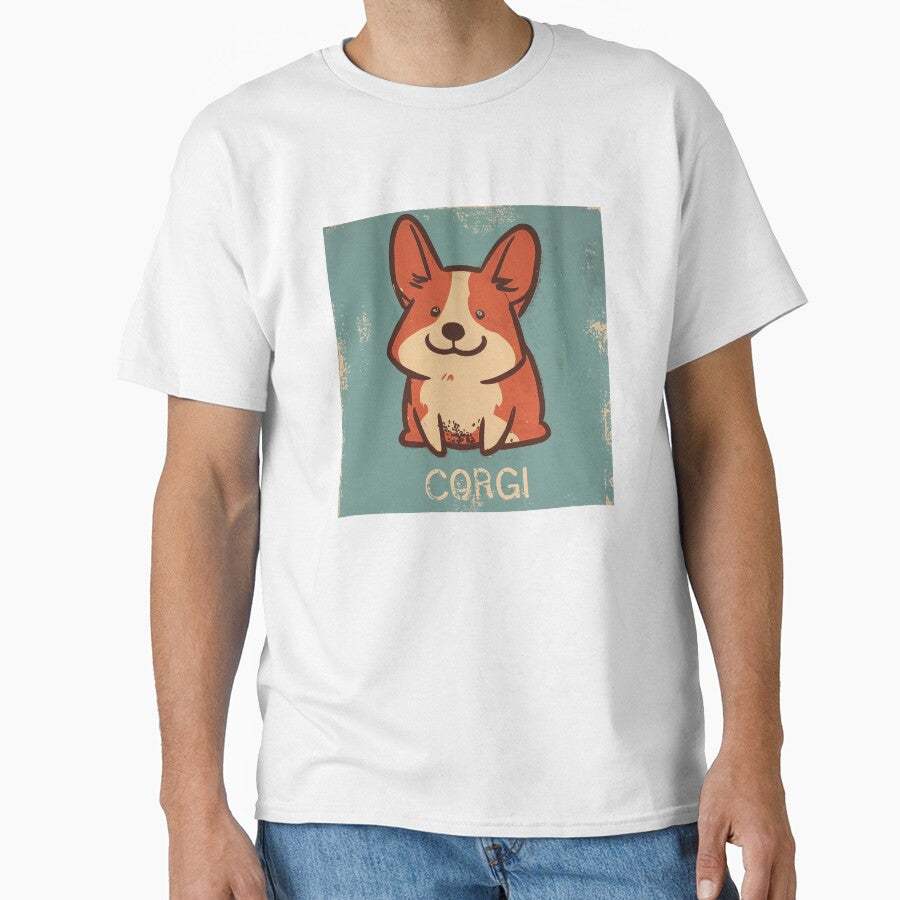 Corgi Series Star_Style A_003, dog animal funny cute T-Shirt shirt CorgiMANIA by aniMo Japan
