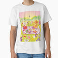 Teddy Bear and Cat Picnic Summertime Cute by AmyChaseArt
