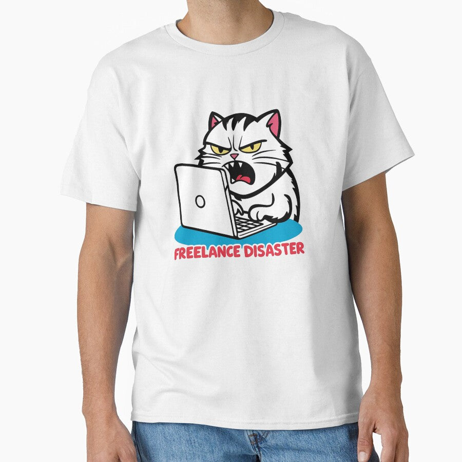 Angry Cat Freelance Struggles by ThreadandThink