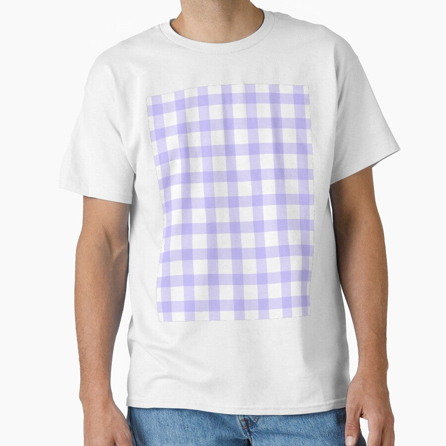 Levender gingham pattern by Zaya_art