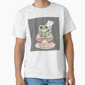 Cute Kawaii Frog on Mushroom, I'm Not Slow I'm Focused Sticker by R & K Fashions
