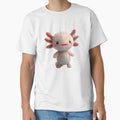 Kawaii Axolotl Creature – Fluffy Pink Axolotl Design by MadeByACJ