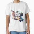 Swim Bike Run Triathlon White on Black Cyber Fairy Grunge, Ghostcore, wide-angle, Cinema4D rendering by Triathlongram